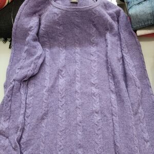 Kate & Mallory Lavender Cashmere Sweater